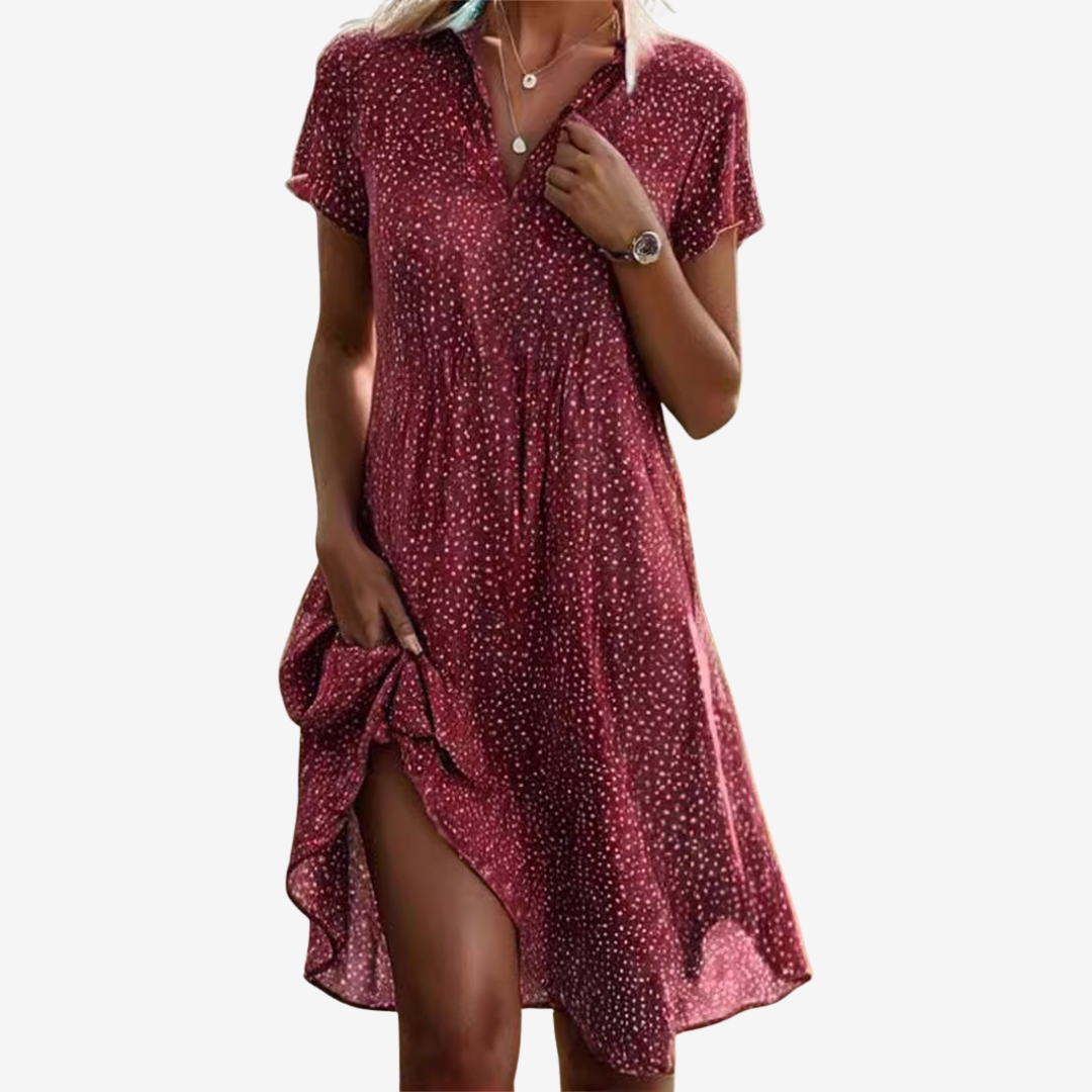 Valérie™ Midi con collo a polo