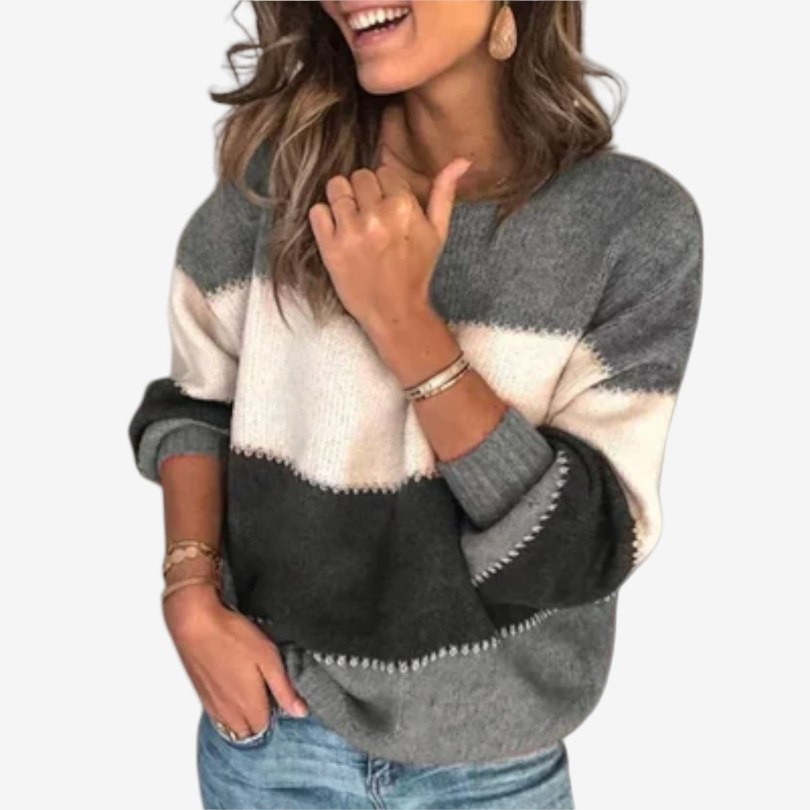 Elisa™ Maglione morbido colorato