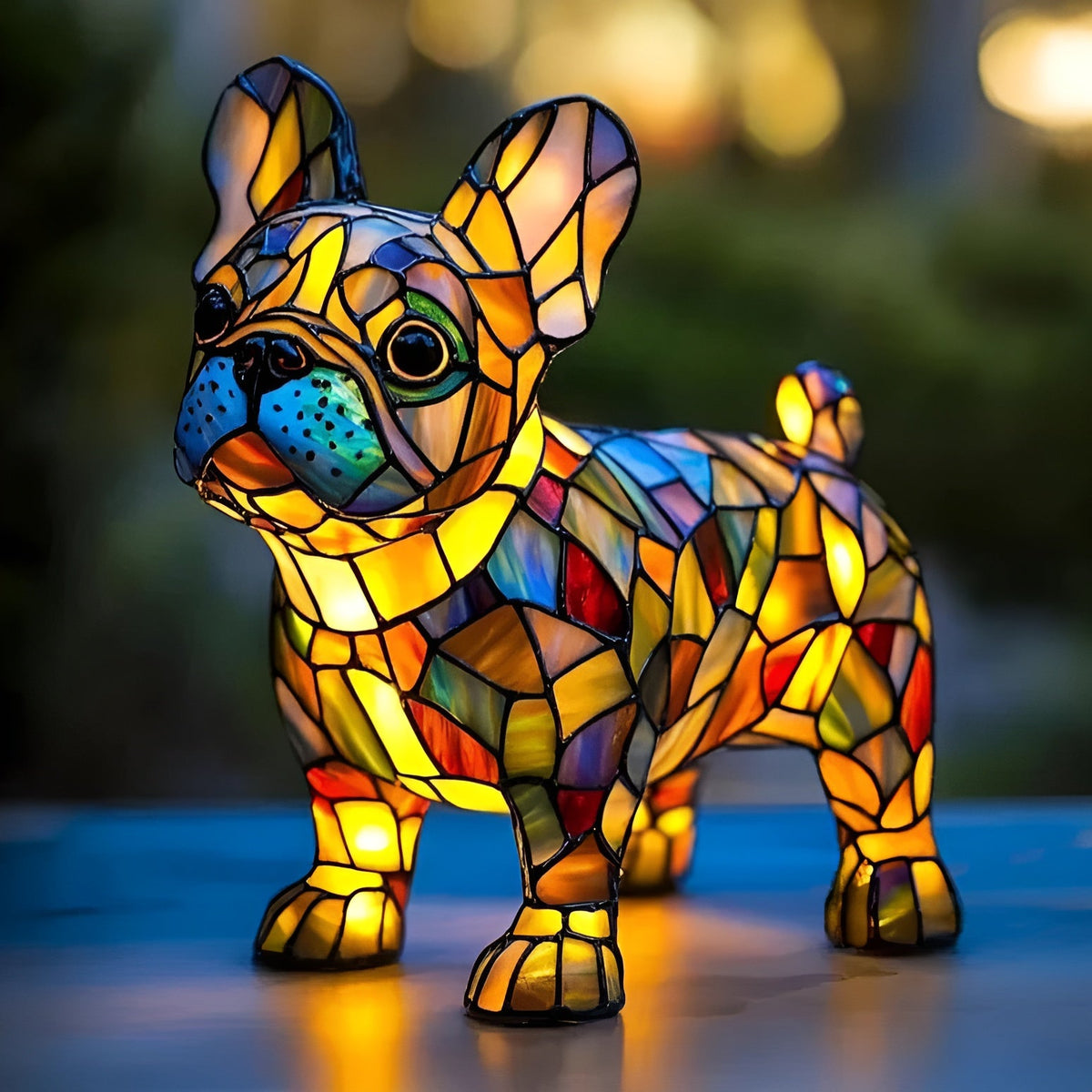 Bruno - Lampada in vetro multicolore