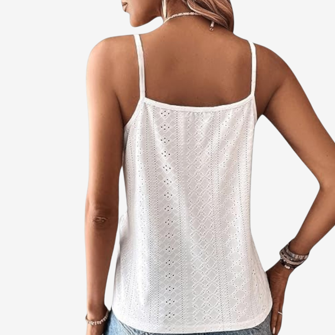 Maxine™ Elegante top con scollo a V