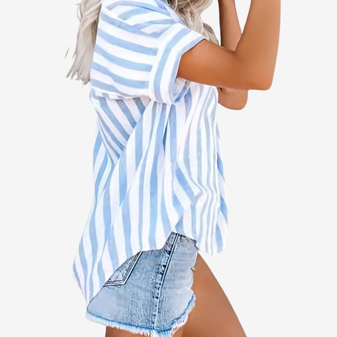 Iselise™ camicetta a righe