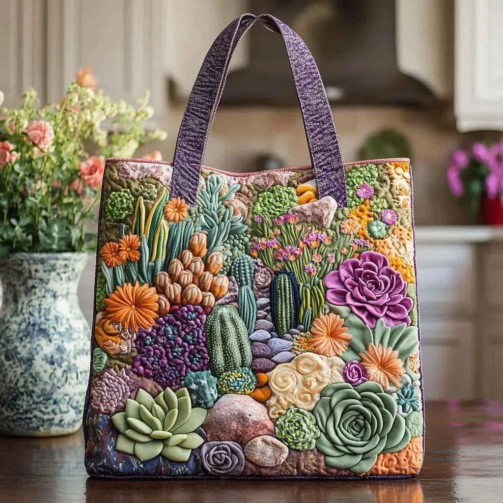Flowie™ Borsa tote trapuntata