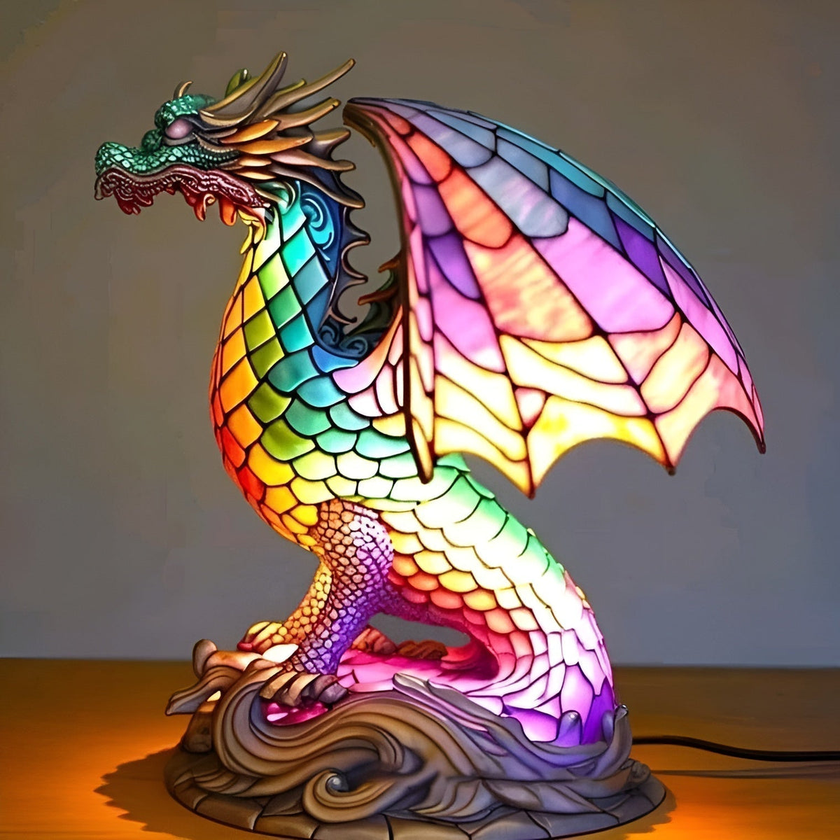 Hugo - Lampada in vetro multicolore