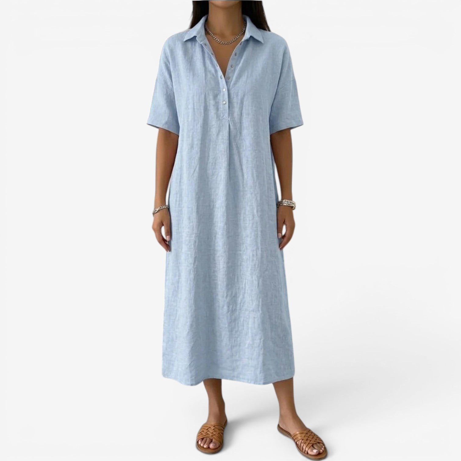 Kate™ Abito chemisier in lino