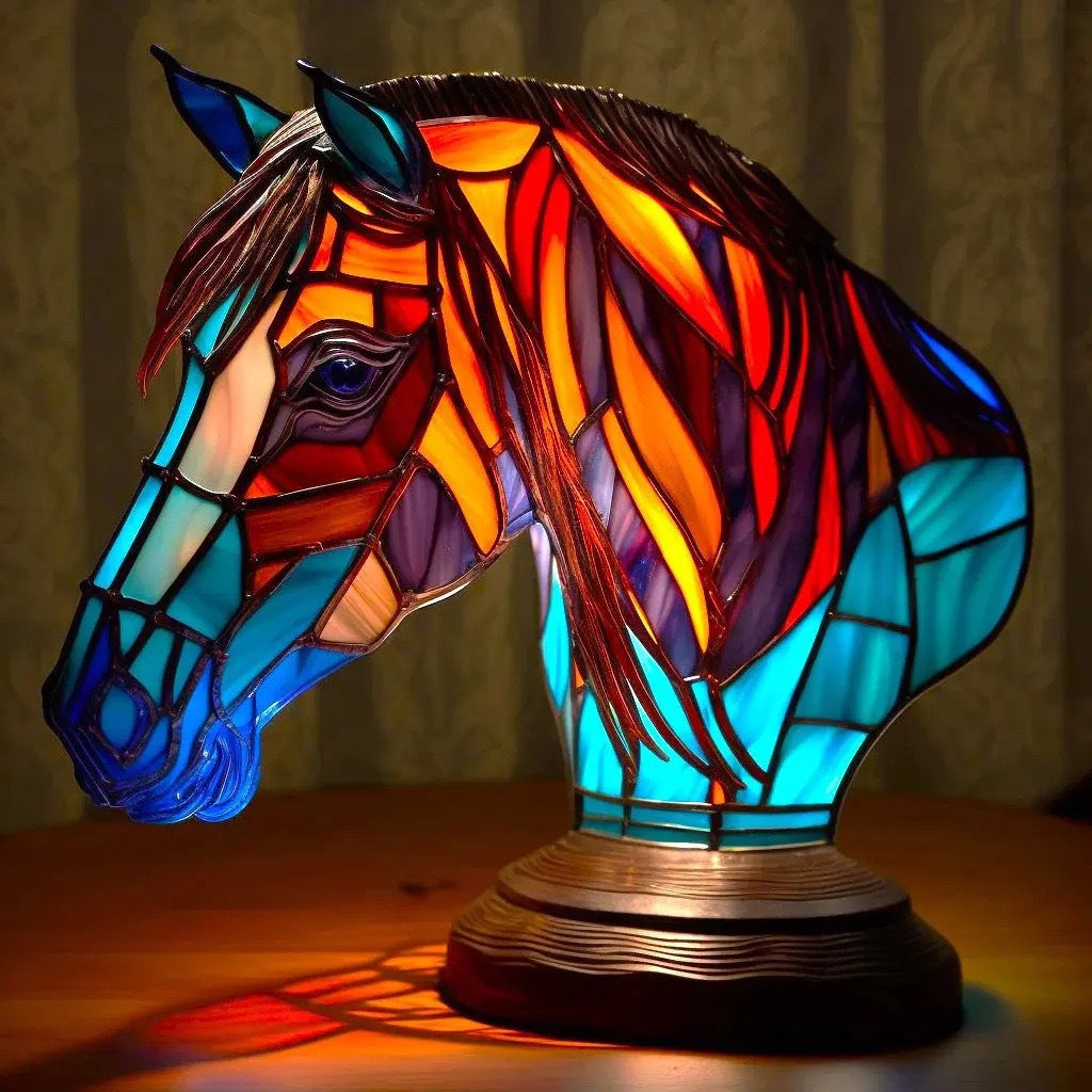 Amber - Lampada in vetro multicolore