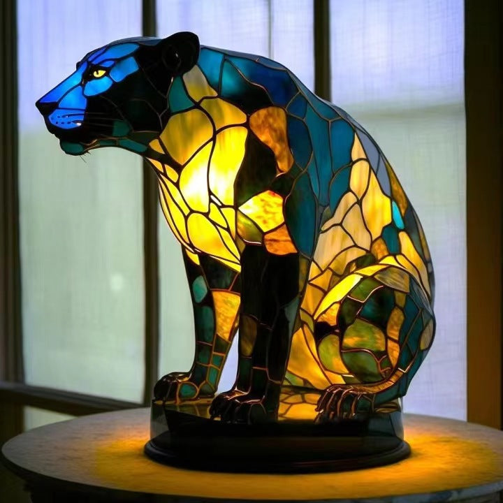 Simba - Lampada in vetro multicolore