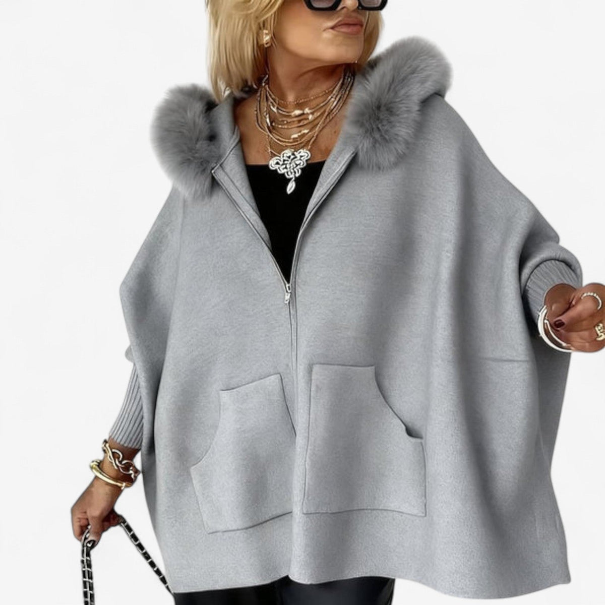 Sophie™ Cappotto in pelliccia sintetica