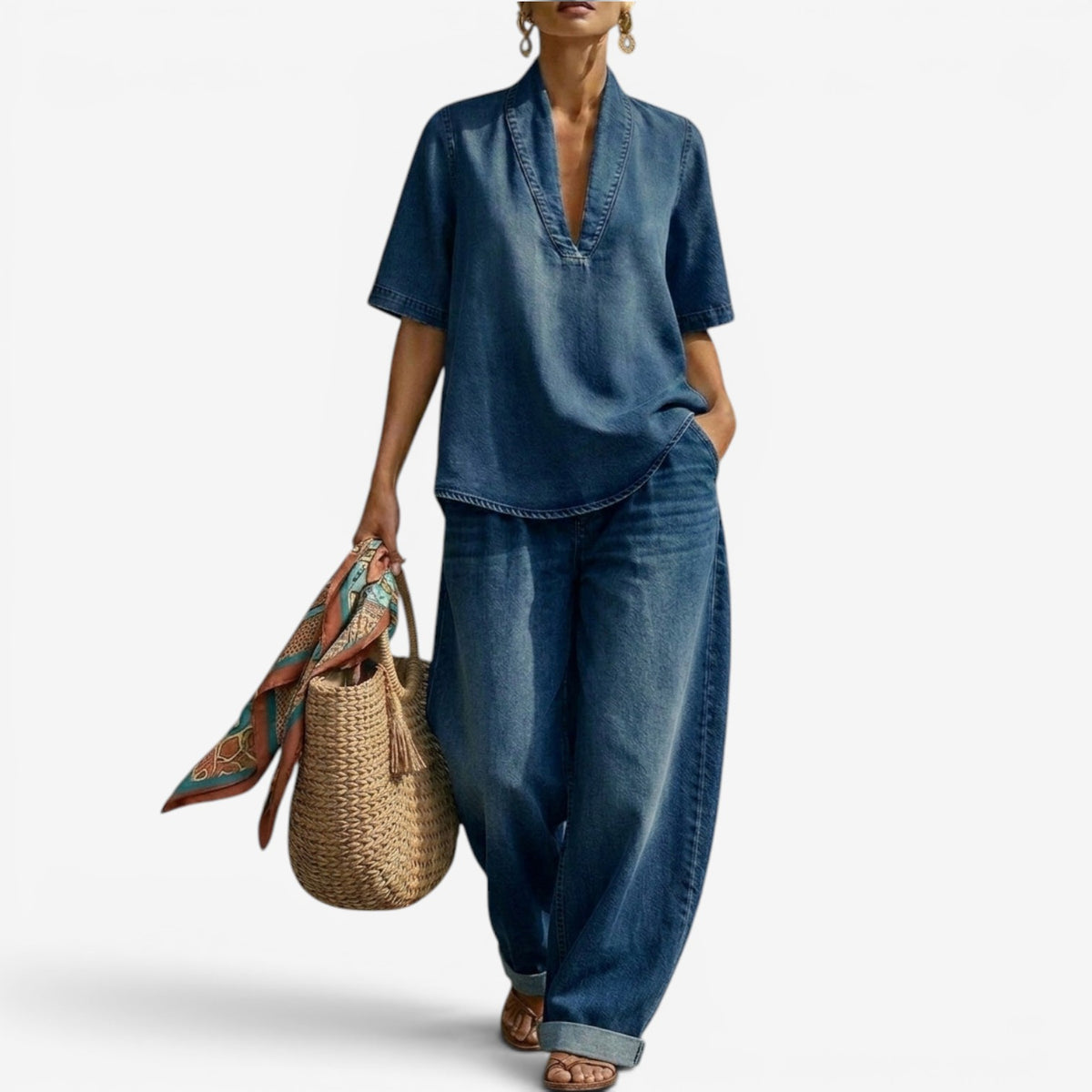 Elyanna™ Completo in denim