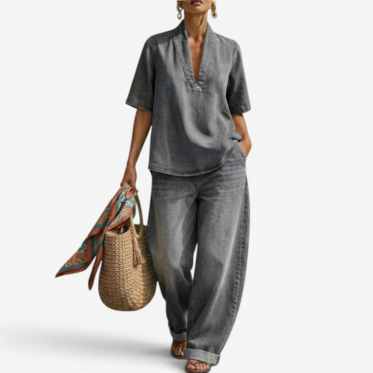 Elyanna™ Completo in denim