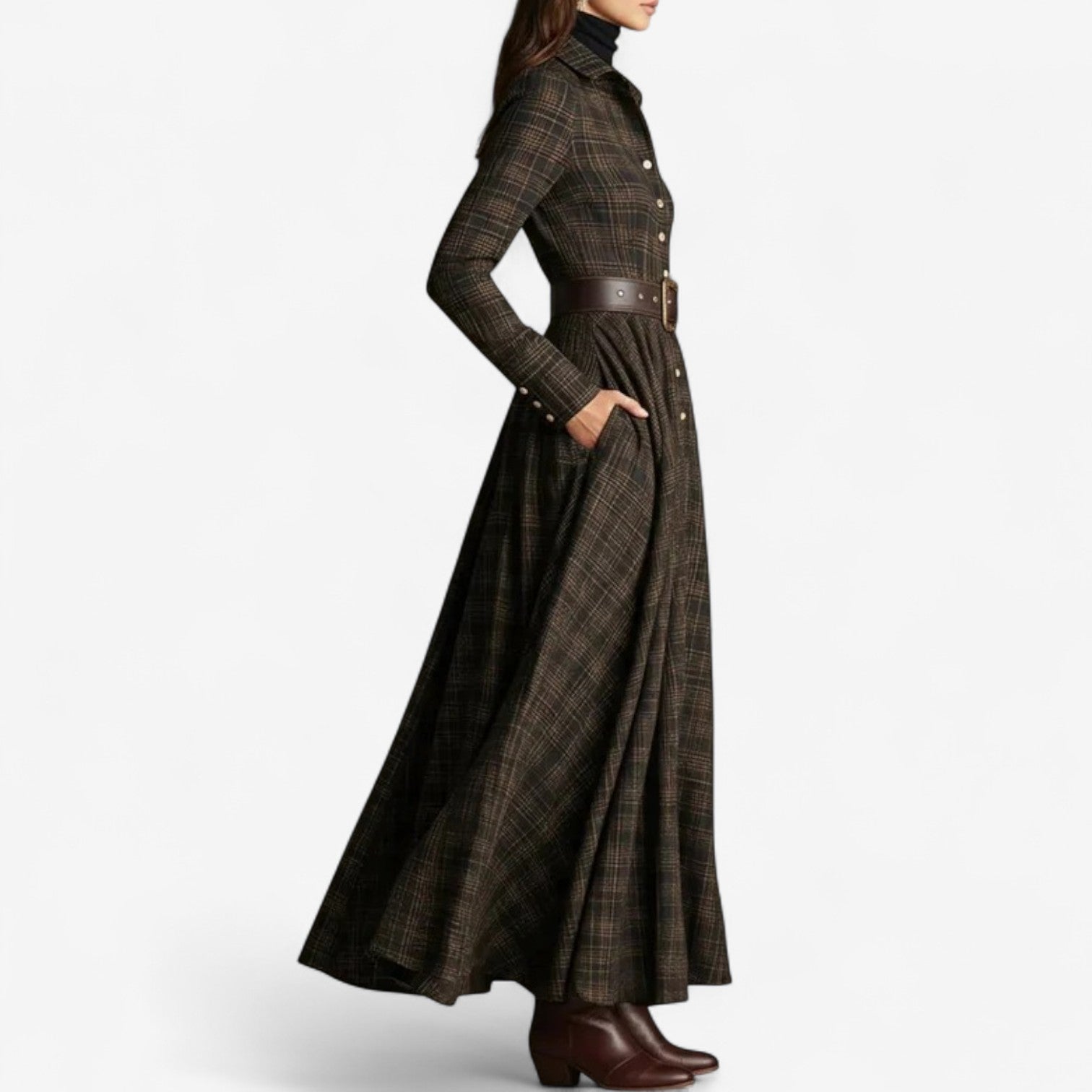 Sarah™ Maxi di ispirazione vintage