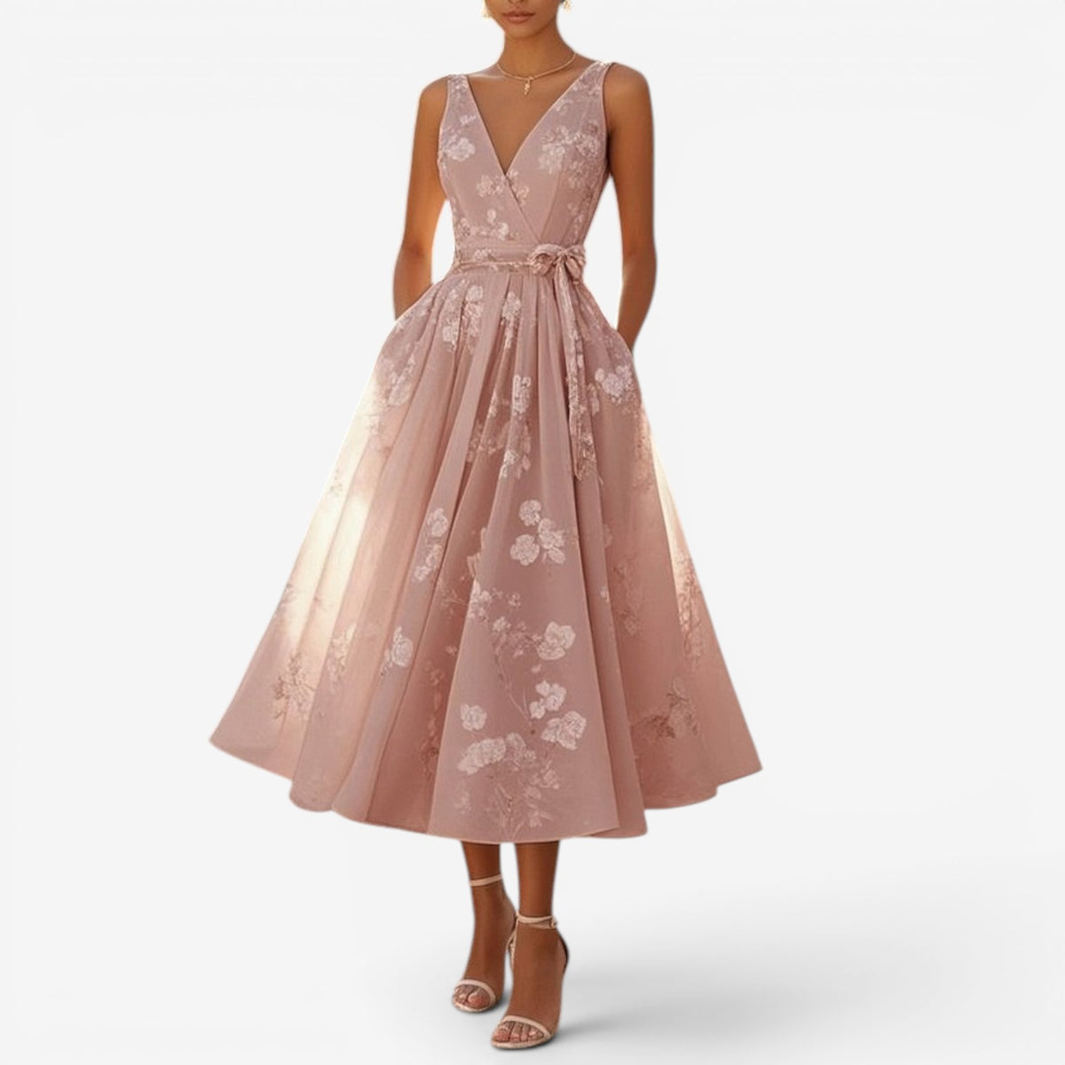 Amelia™ Abito midi a fiori