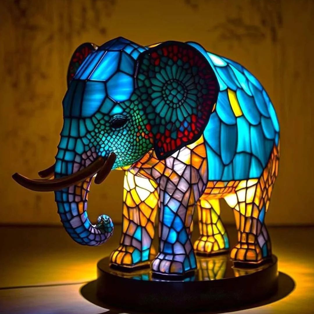 Alice - Lampada in vetro multicolore