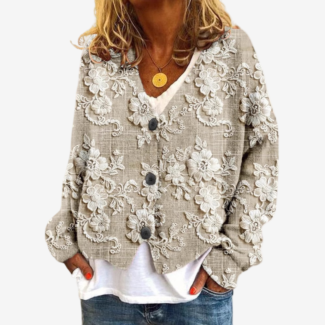 Nira™ Cardigan floreale