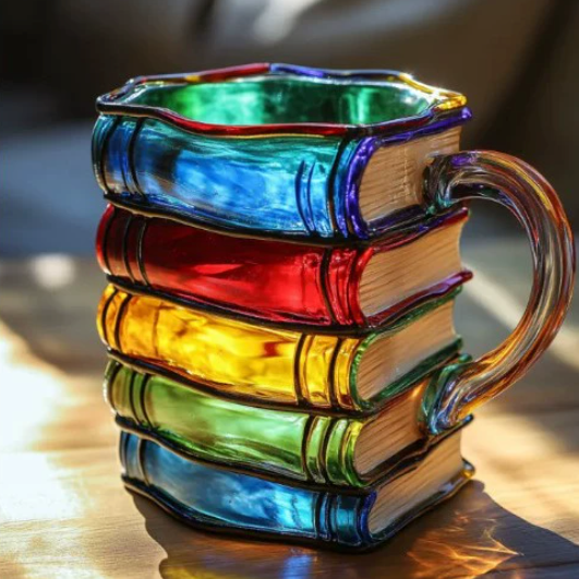 Tasse Livre Colorée Artigianale