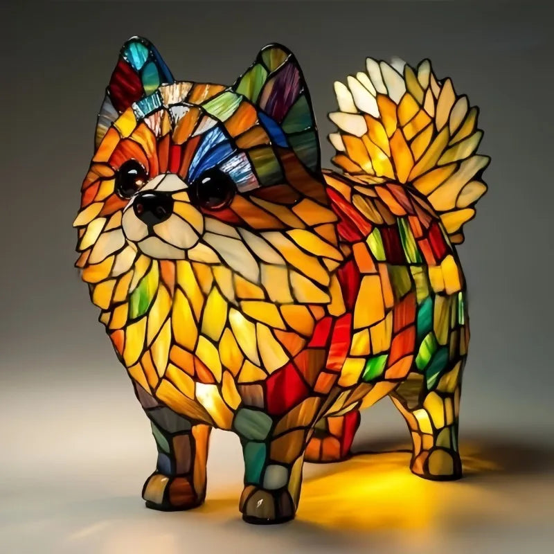 Aurora - Lampada in vetro multicolore