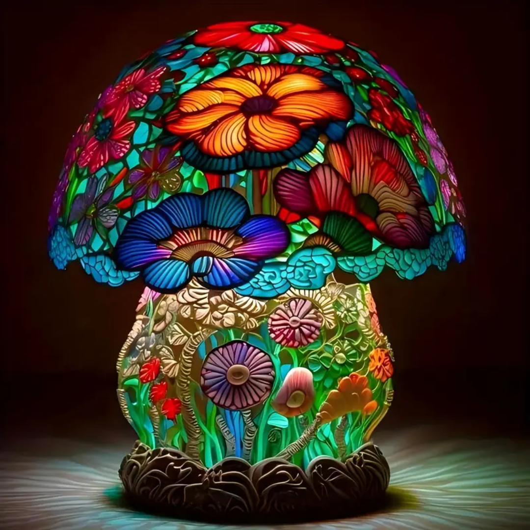 Monika - Lampada in vetro multicolore 