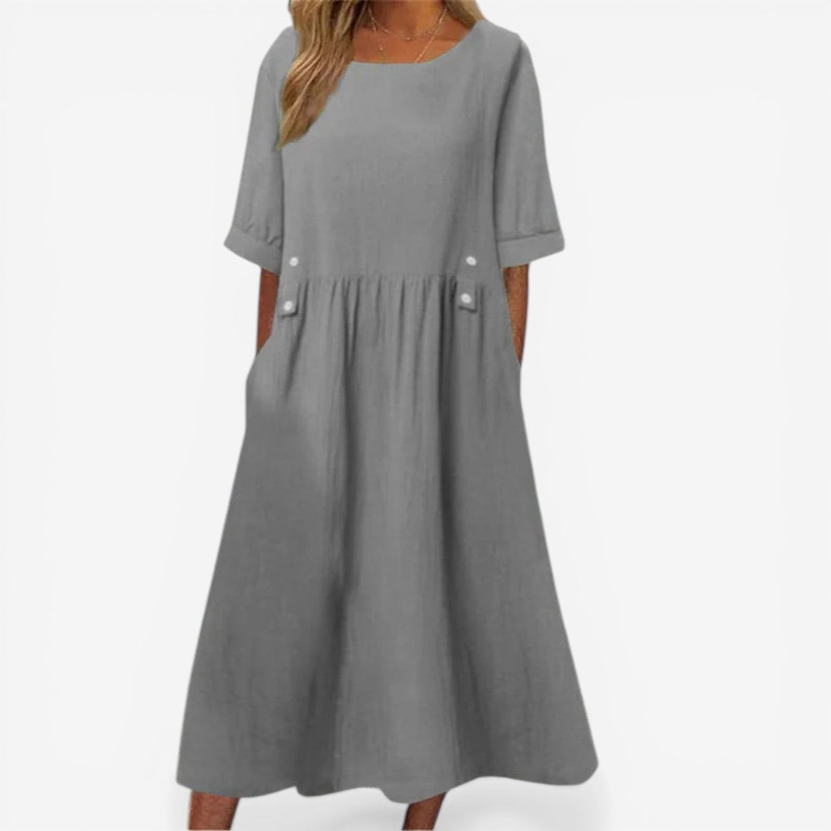 Grazia™ Abito midi fluido