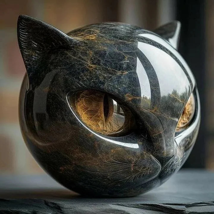 Jade™ Scultura felina