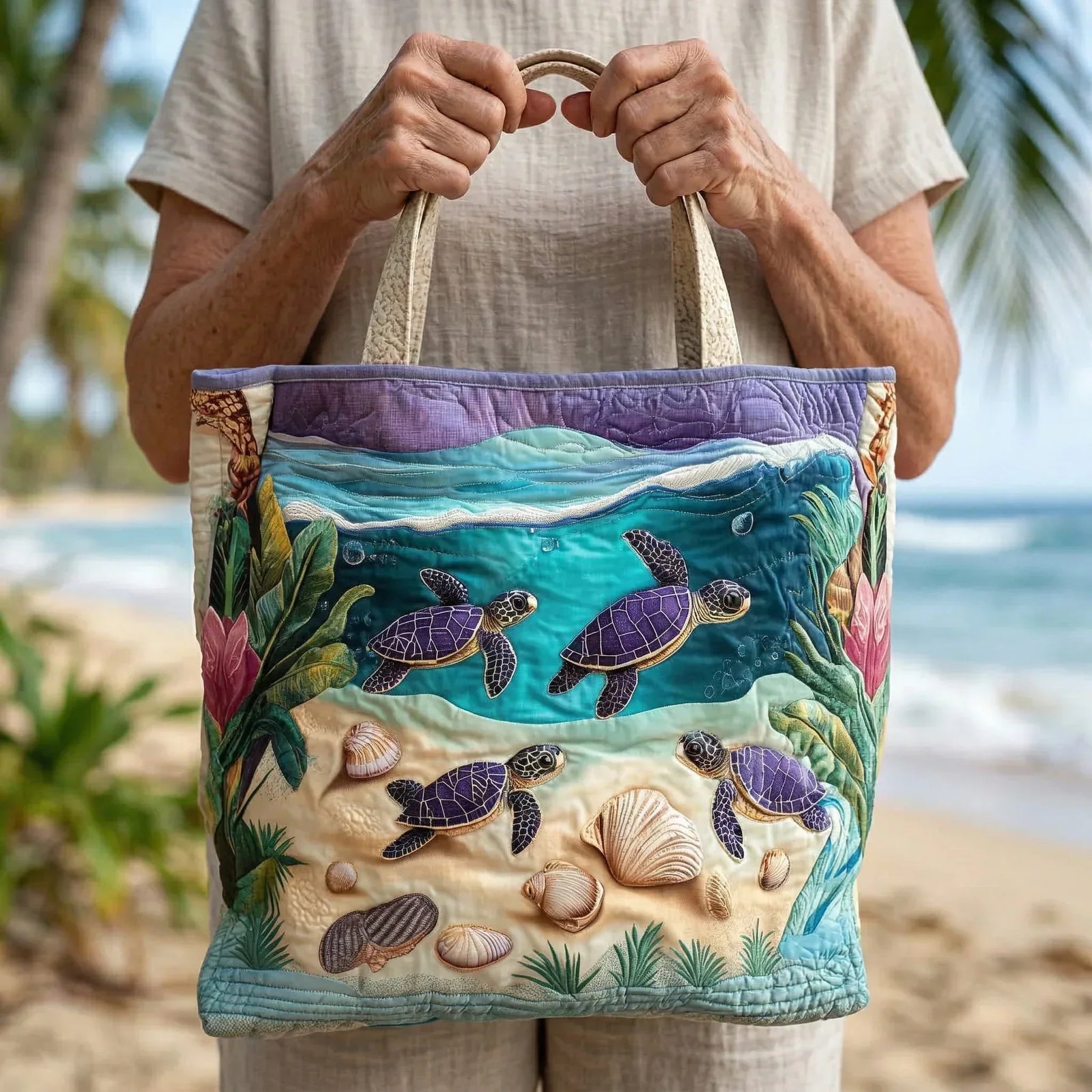 Yana™ Borsa tote trapuntata