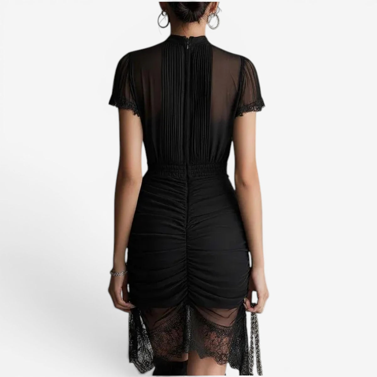 Naela™ Abito corto drappeggiato