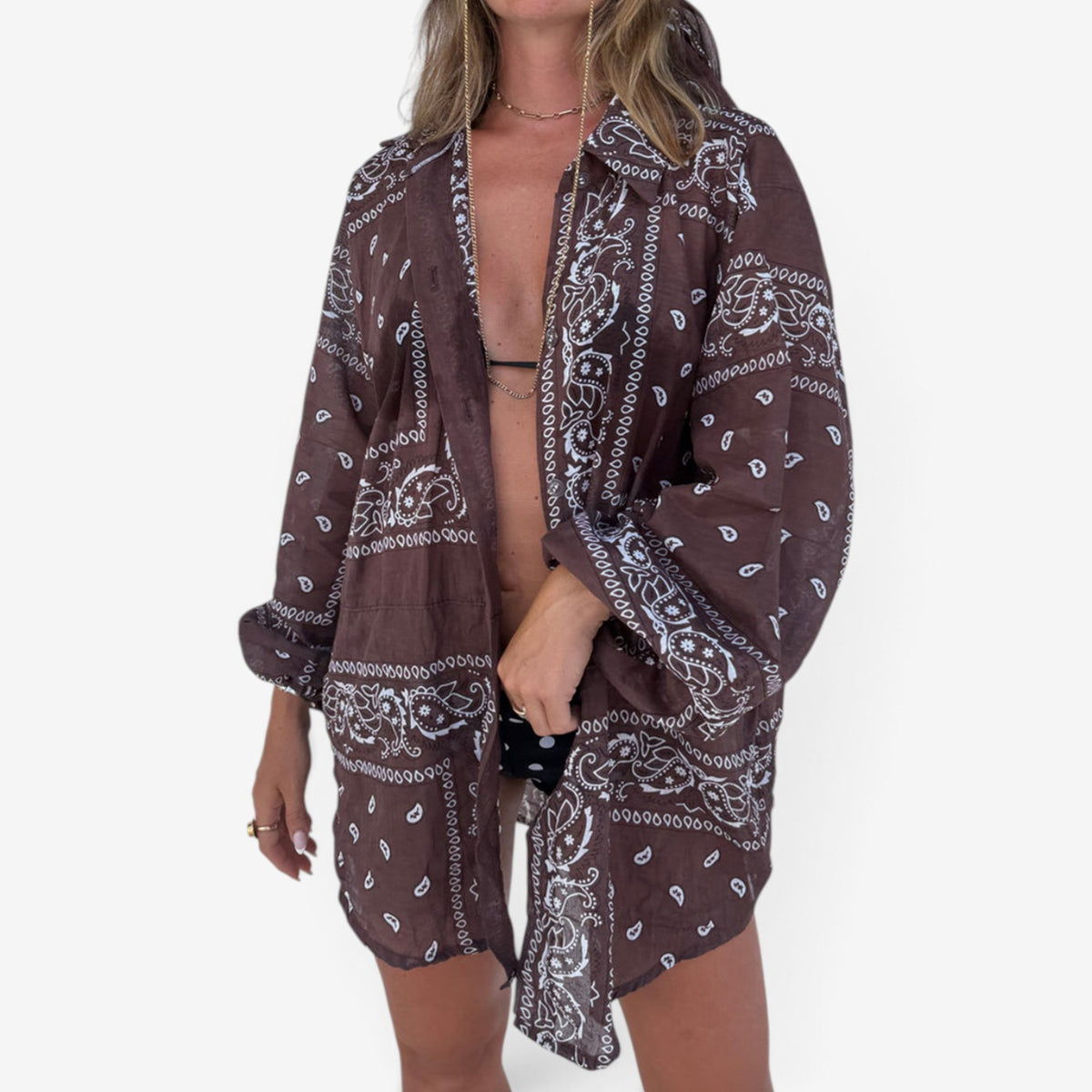 Gina™ Copricostume a camicia oversize