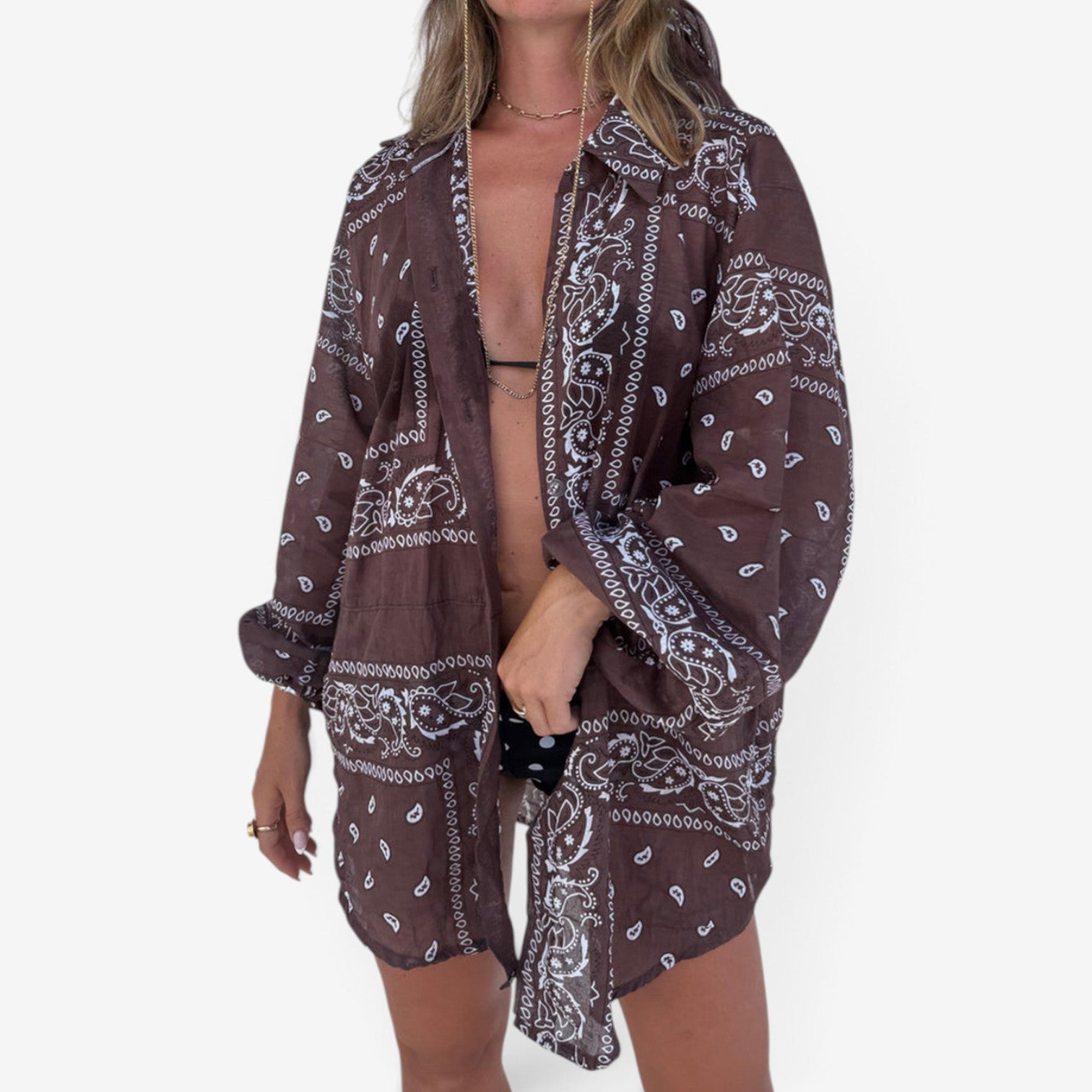 Gina™ Copricostume a camicia oversize
