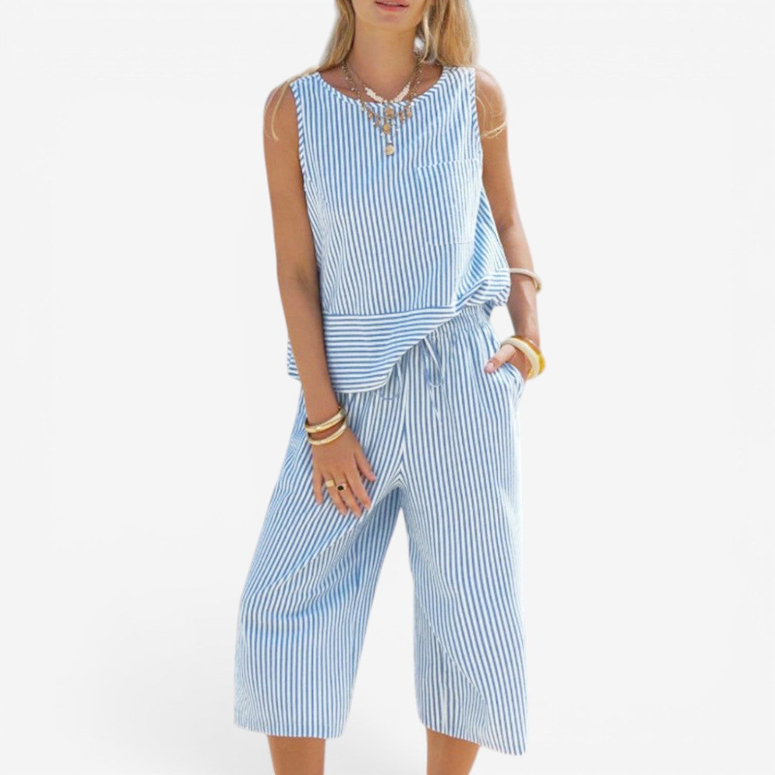 Alyanna™ Completo due pezzi a righe