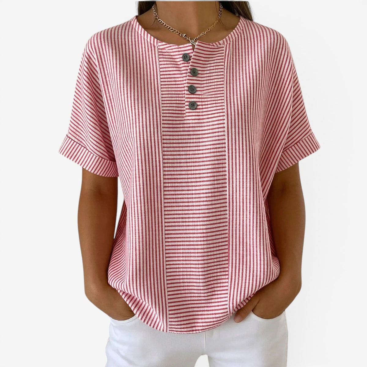 Danica™ Camicetta casual a righe
