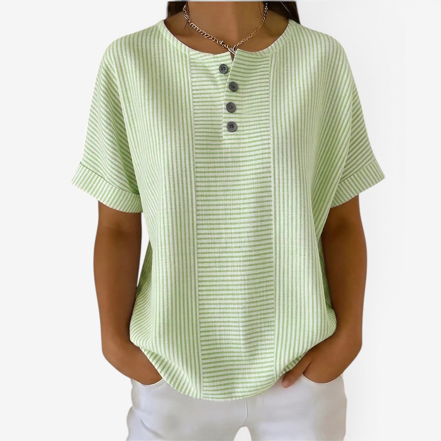 Danica™ Camicetta casual a righe