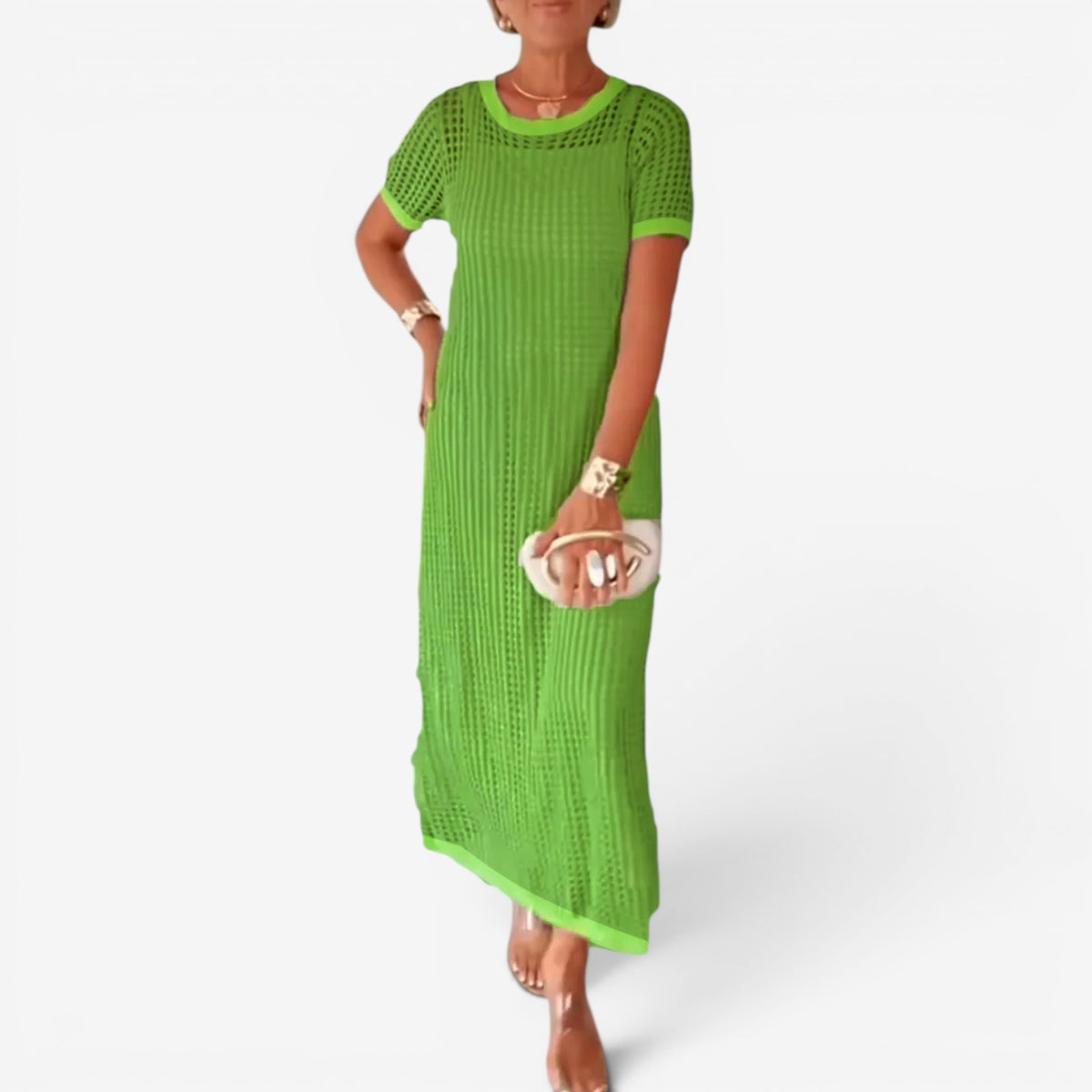 Sally™ Abito maxi in maglia traforata