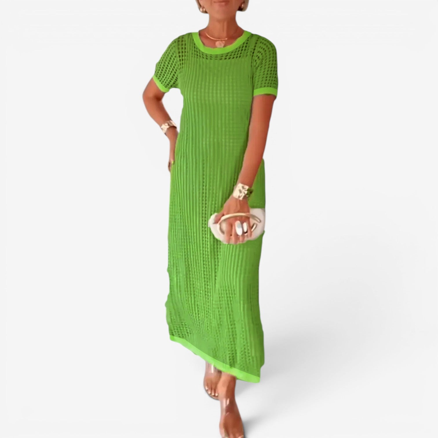 Sally™ Abito maxi in maglia traforata