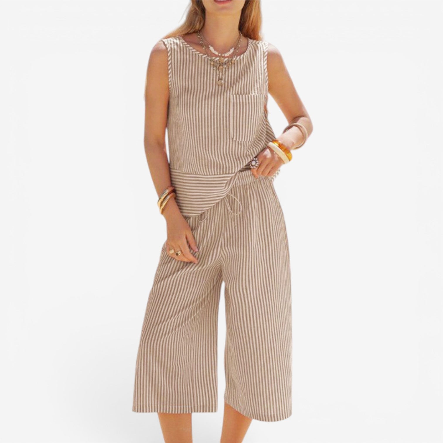 Alyanna™ Completo due pezzi a righe