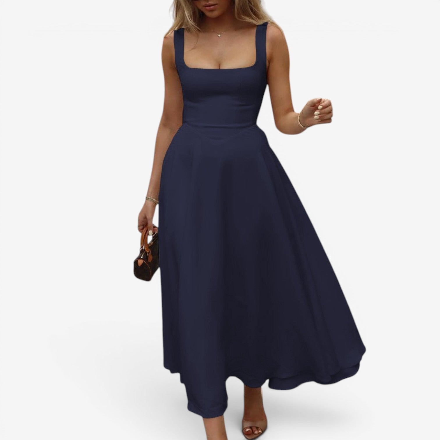 Louisa™ Abito midi svasato