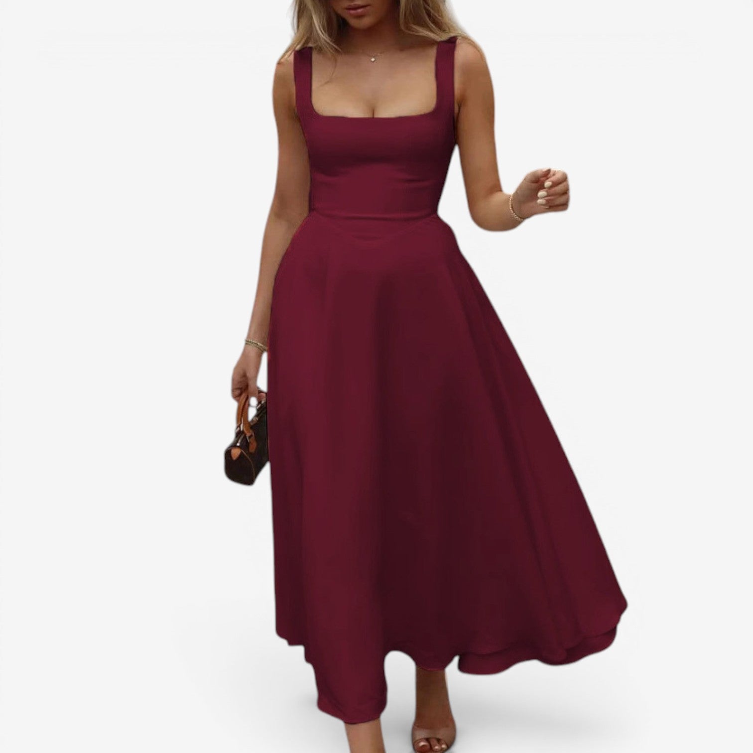 Louisa™ Abito midi svasato