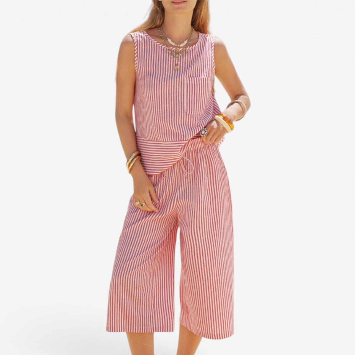 Alyanna™ Completo due pezzi a righe