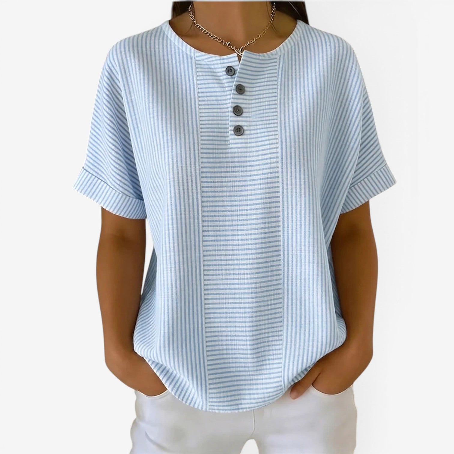 Danica™ Camicetta casual a righe