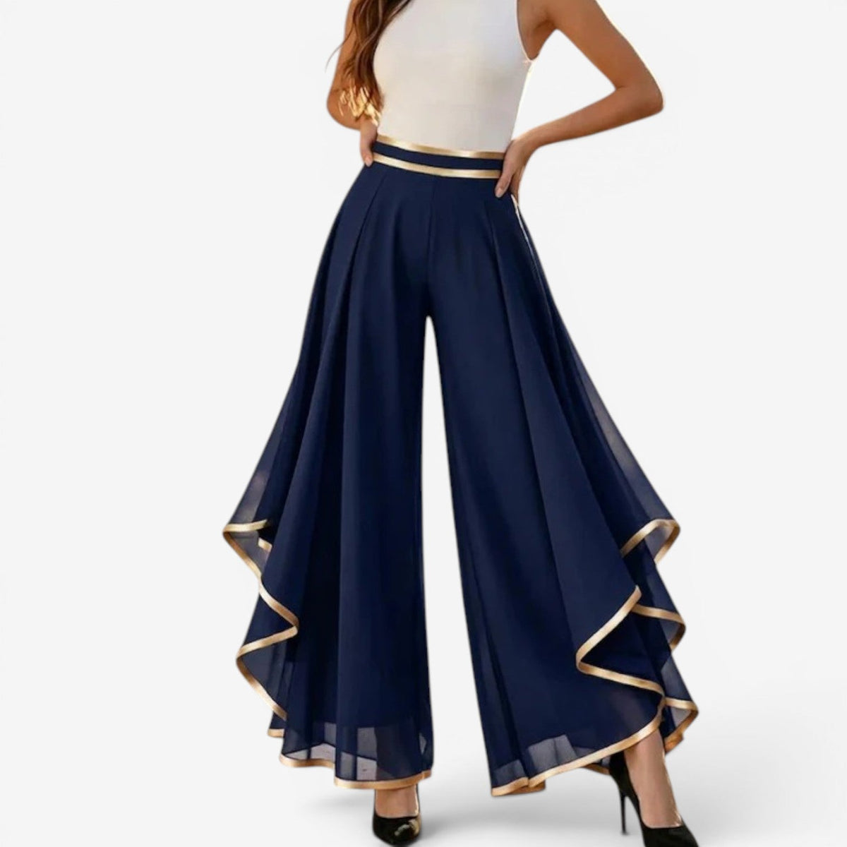 Ionna™ Pantaloni palazzo in chiffon