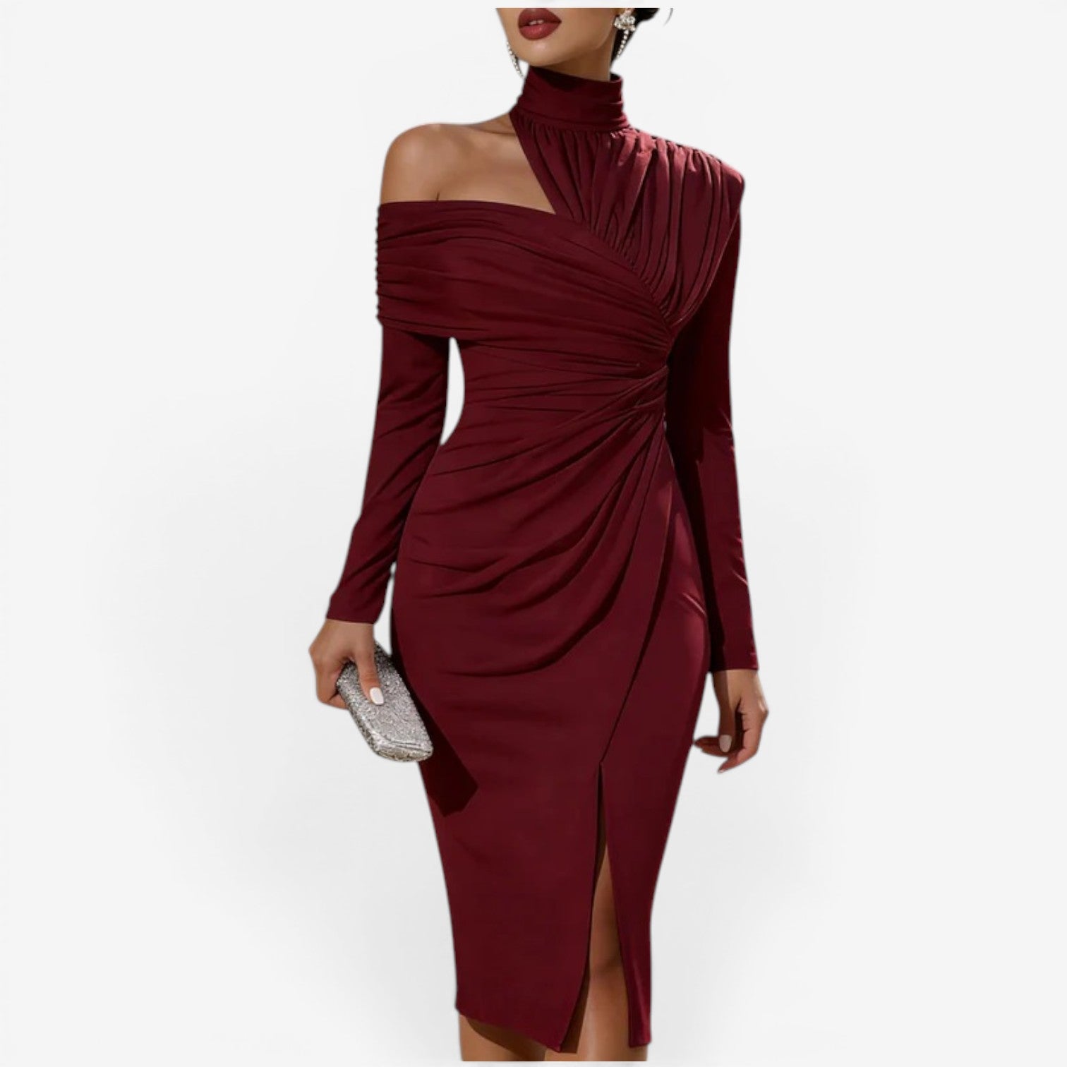Queenie™ Abito midi a portafoglio