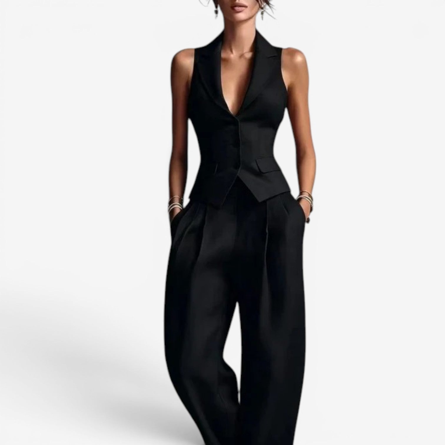 Thalie™ Completo top e pantaloni