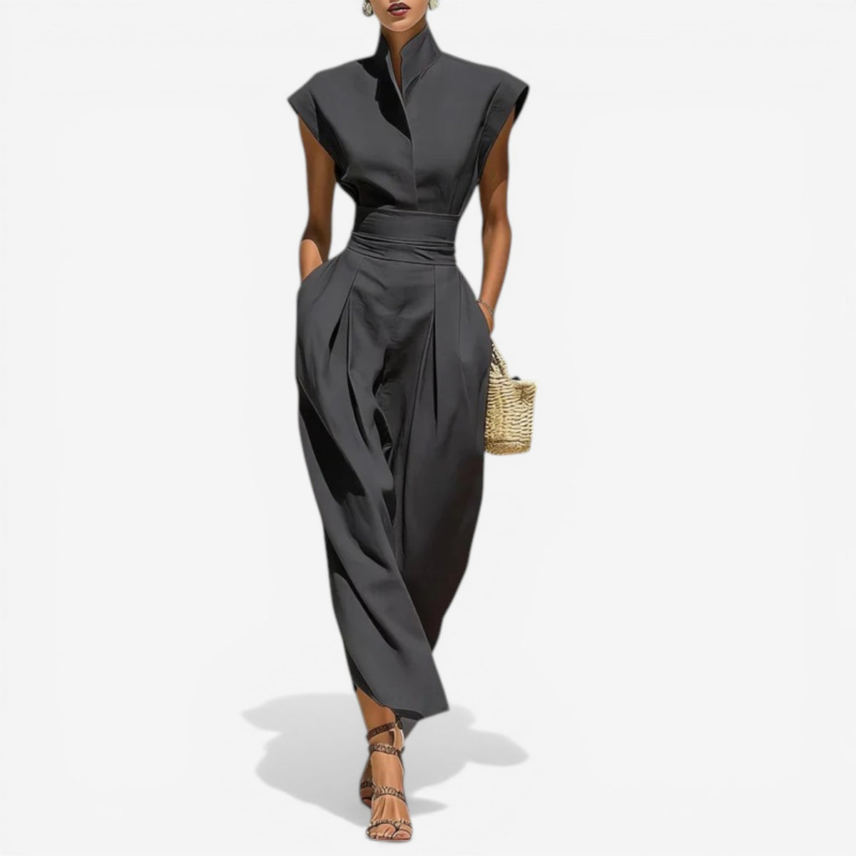 Addison™ Jumpsuit con collo alto