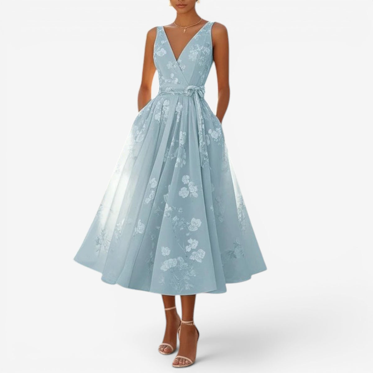 Amelia™ Abito midi a fiori