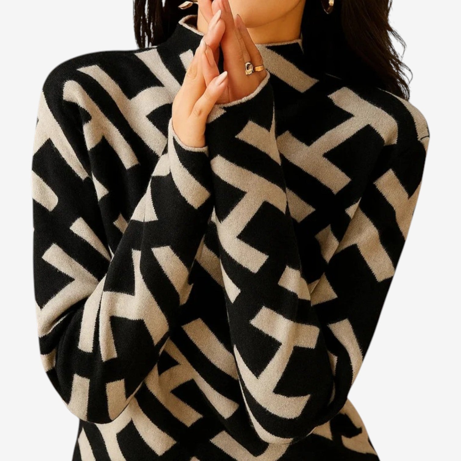 Rossi™ Maglione geometrico