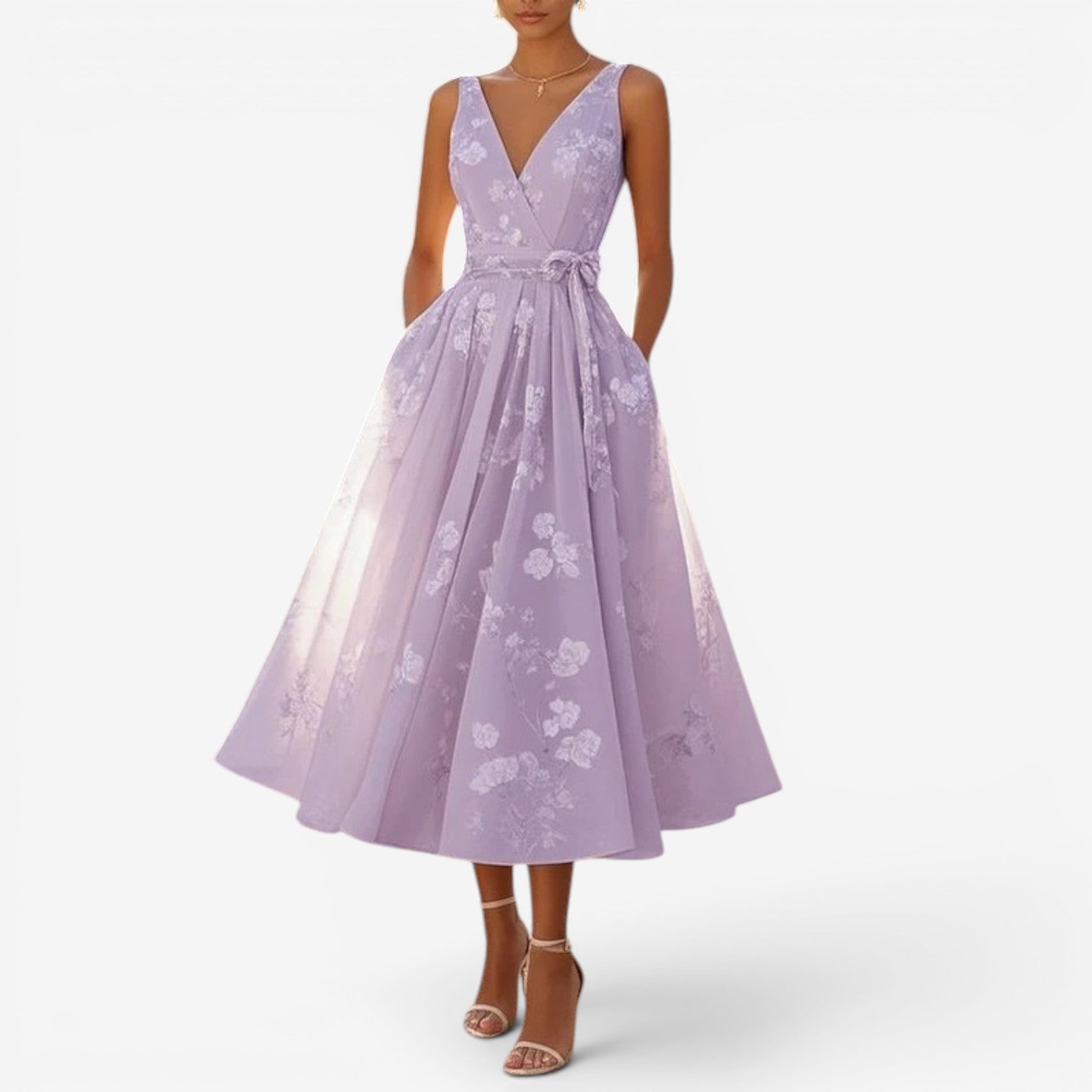Amelia™ Abito midi a fiori