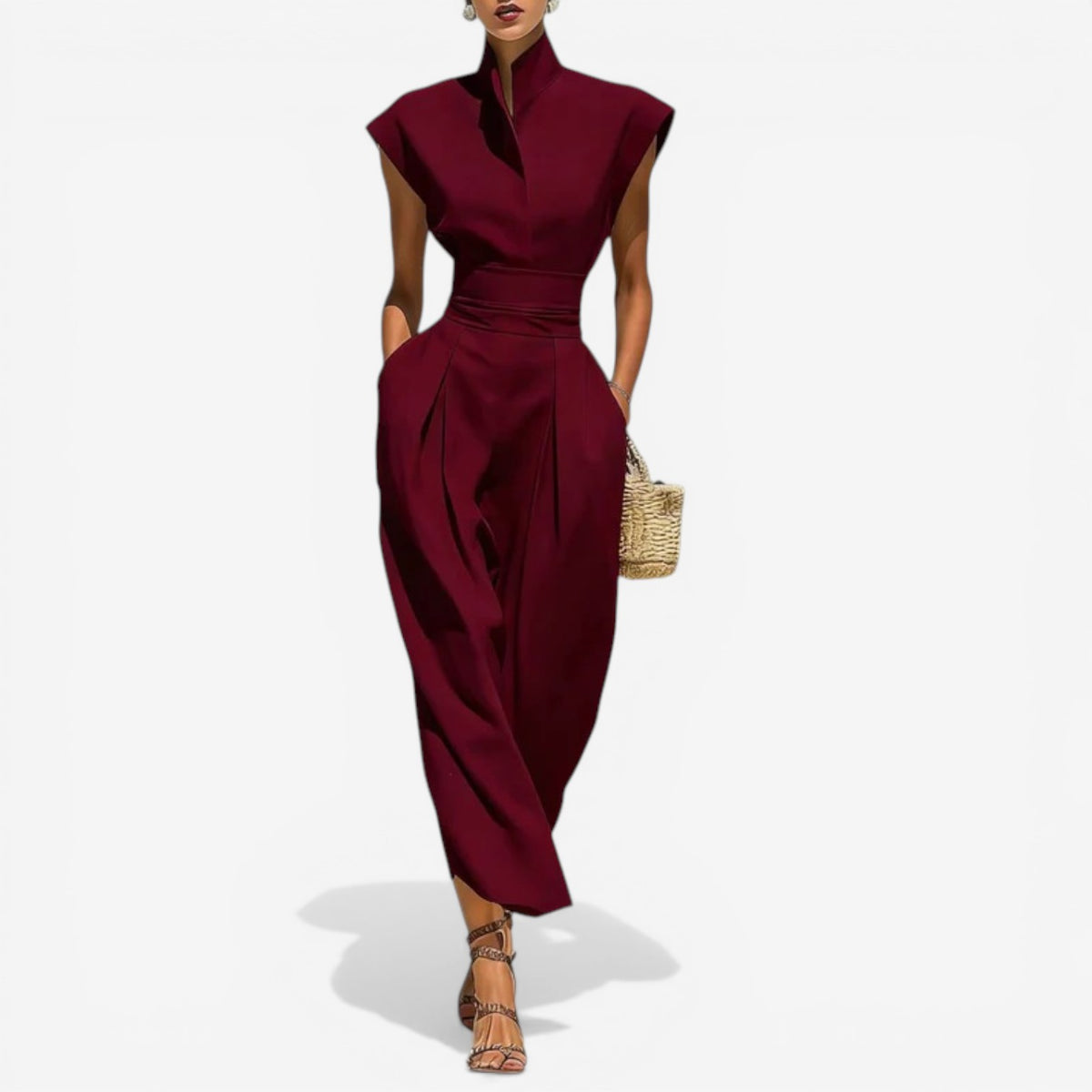 Addison™ Jumpsuit con collo alto