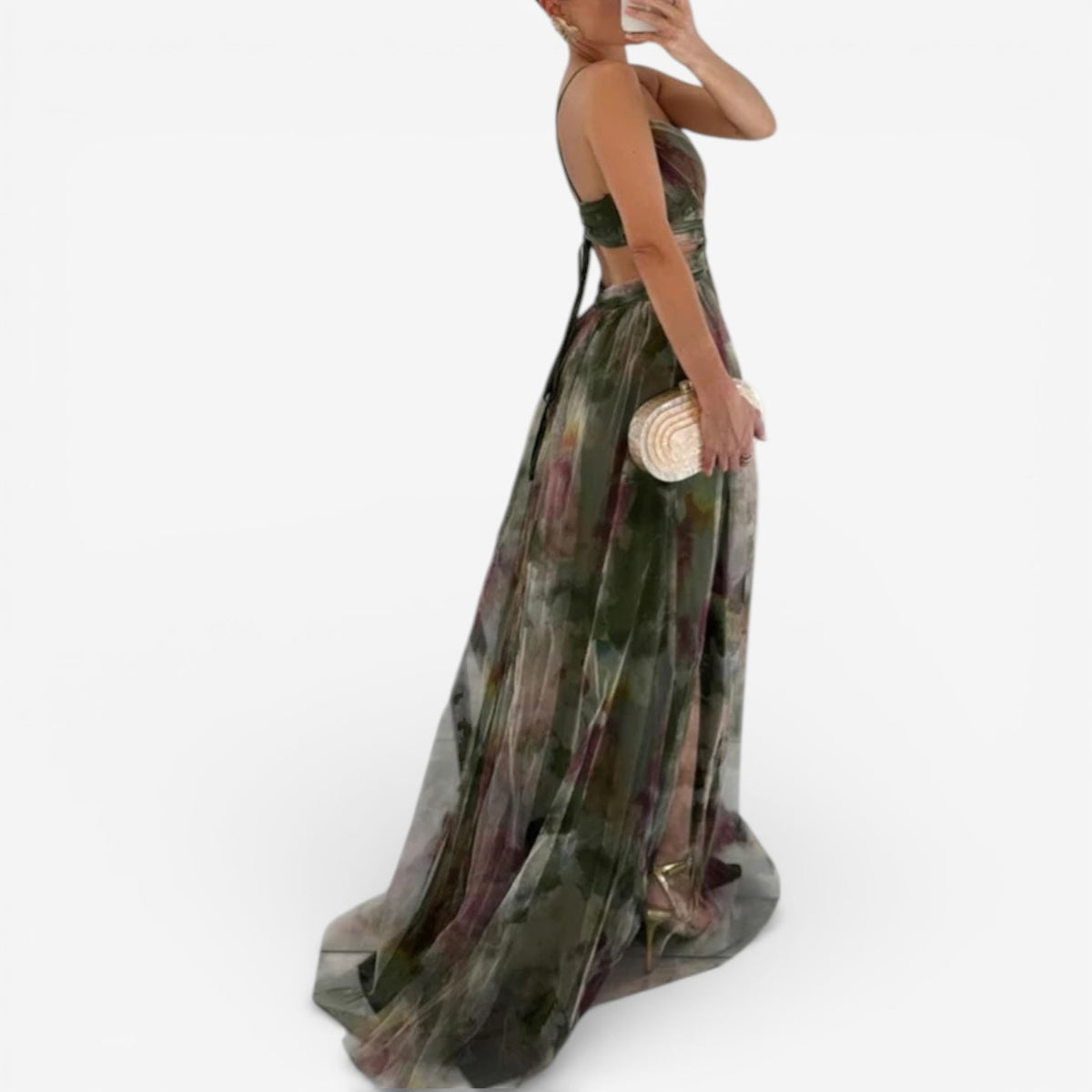 Hilda™ Abito maxi floreale