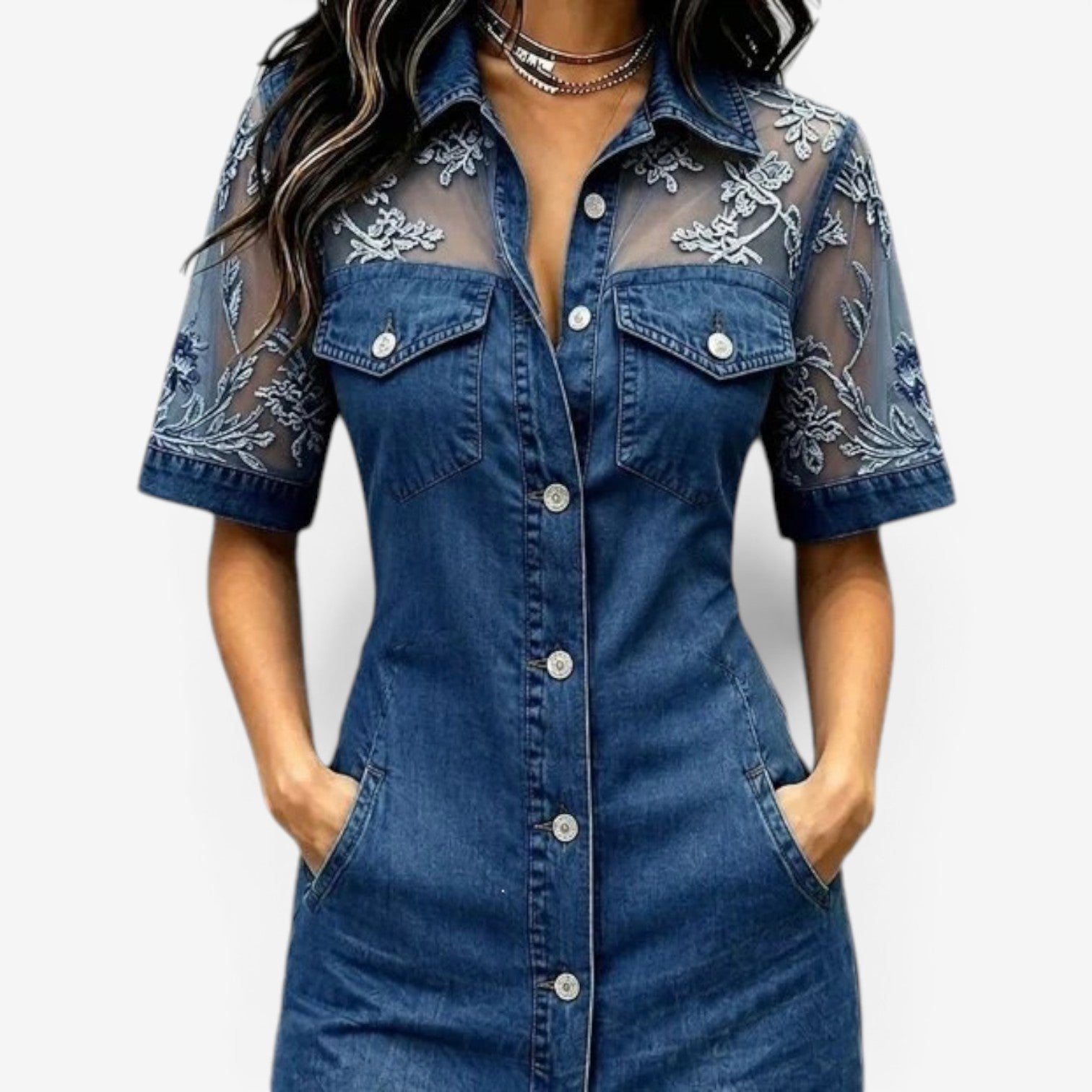 Aviola™ Abito chemisier in jeans
