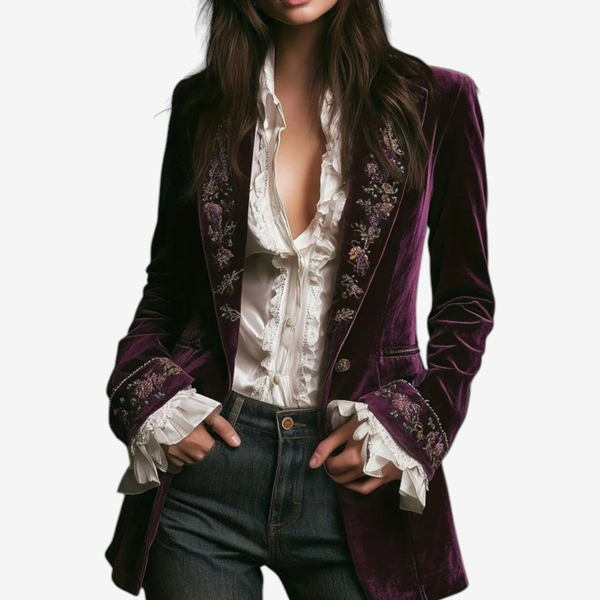 Ramousse™ Blazer ricamato