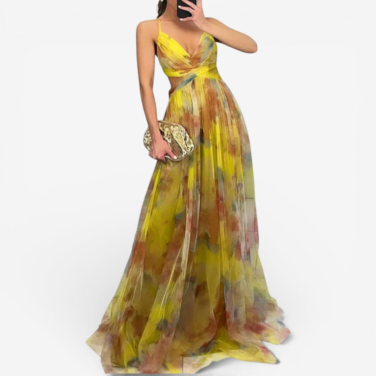 Hilda™ Abito maxi floreale