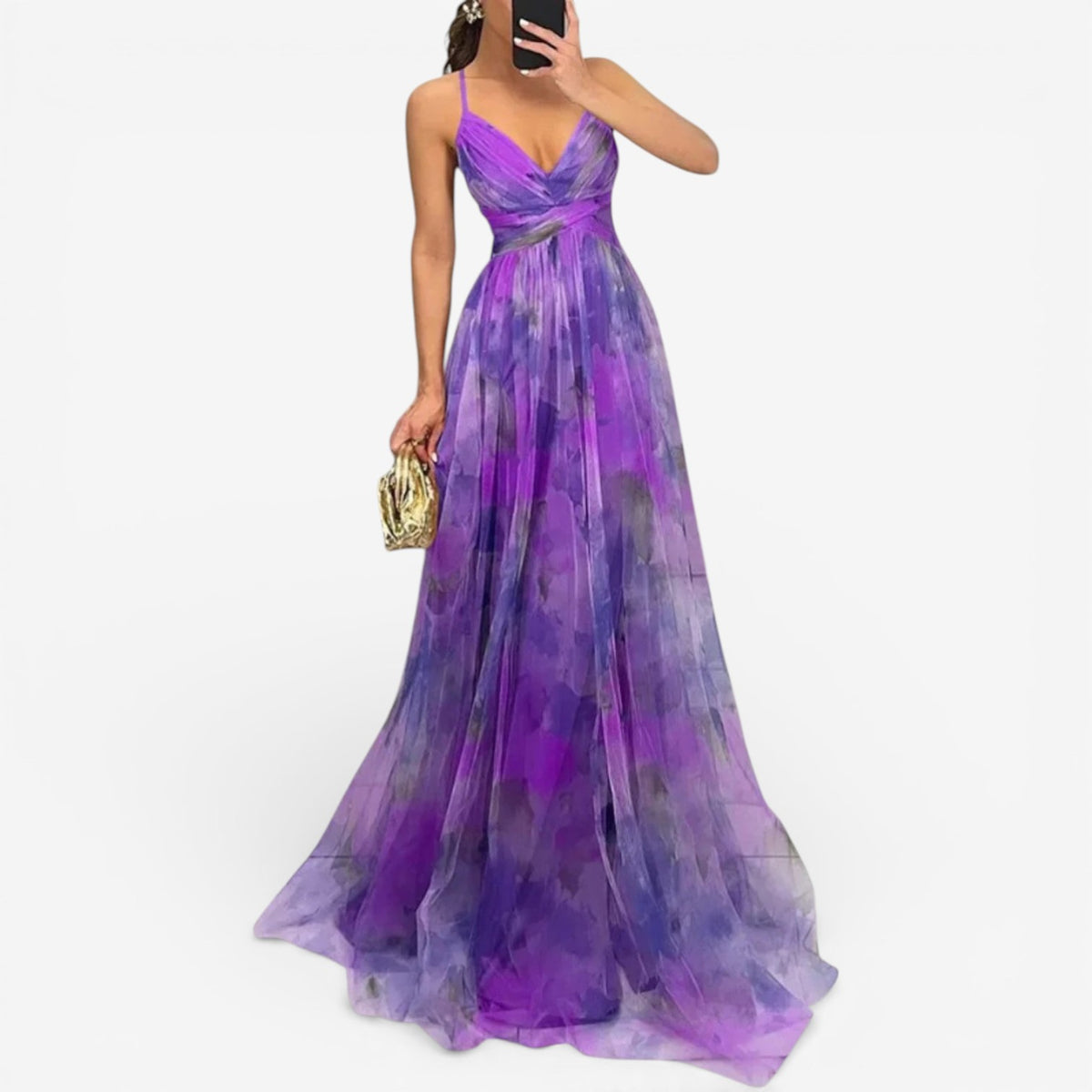 Hilda™ Abito maxi floreale