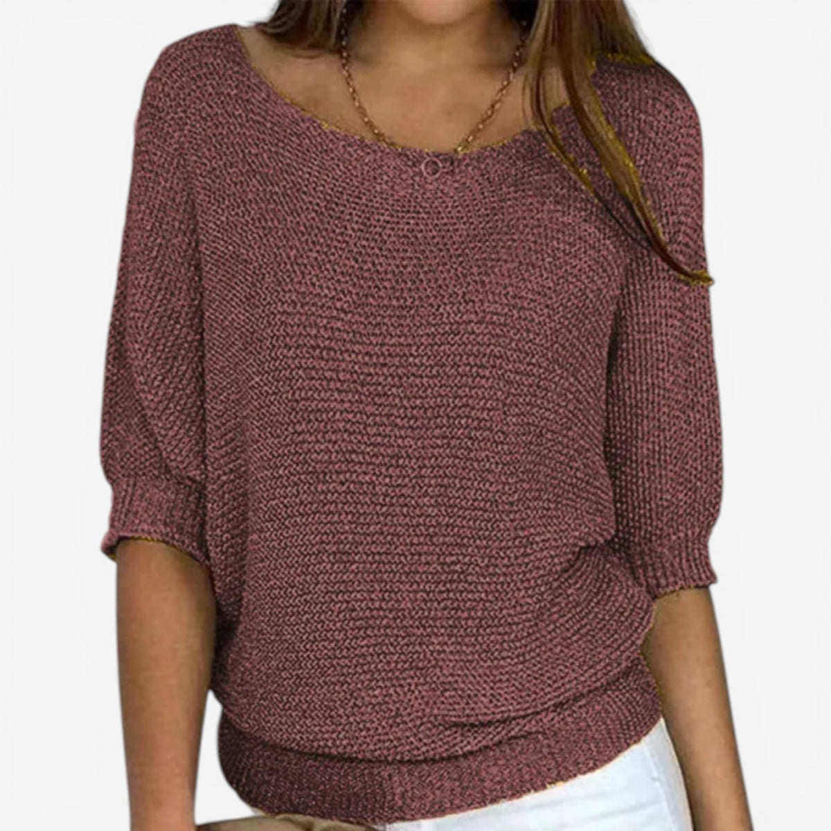 Kelsie™ Maglia casual morbida